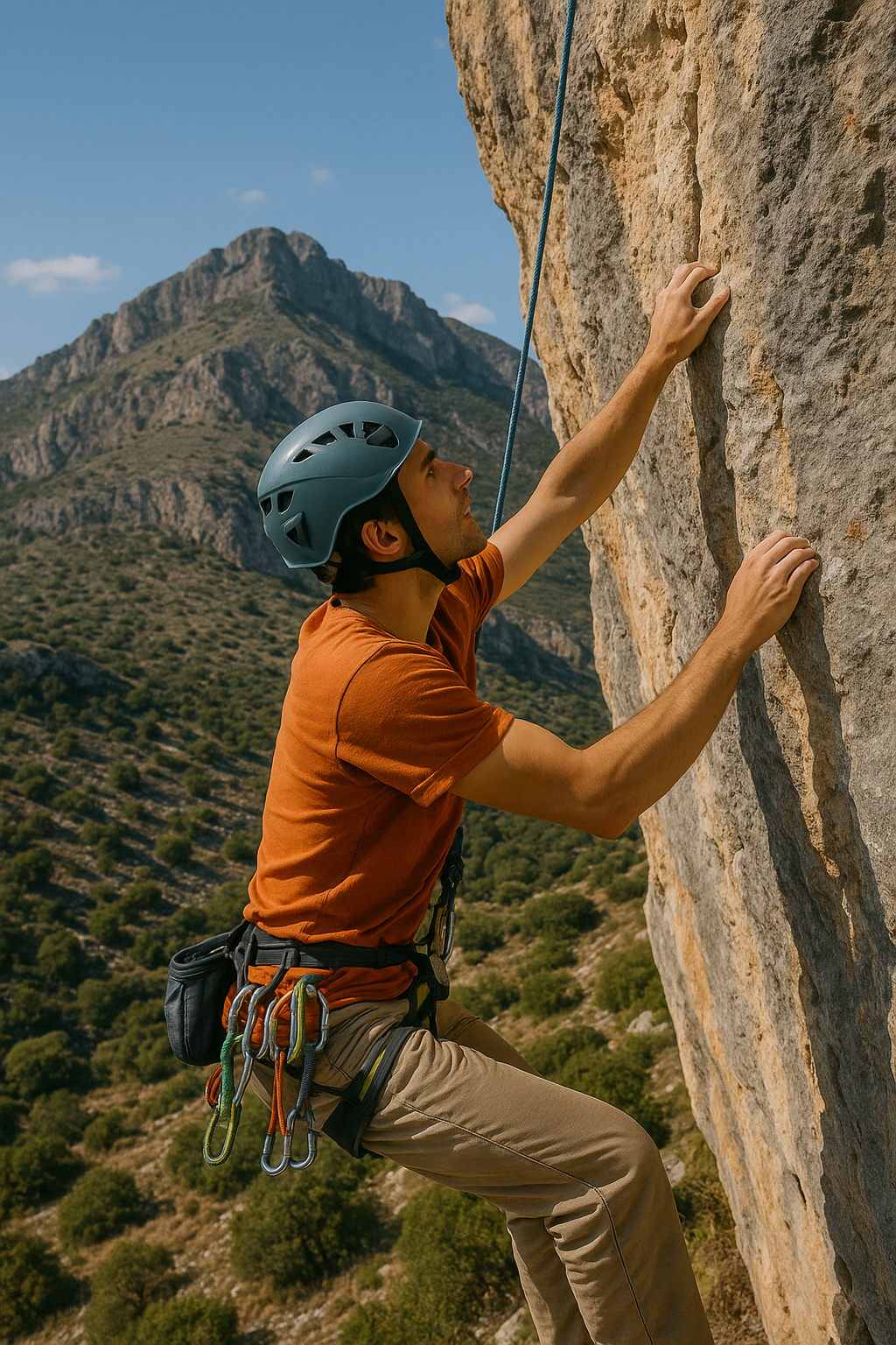 Escalada en Villanueva del Rosario 